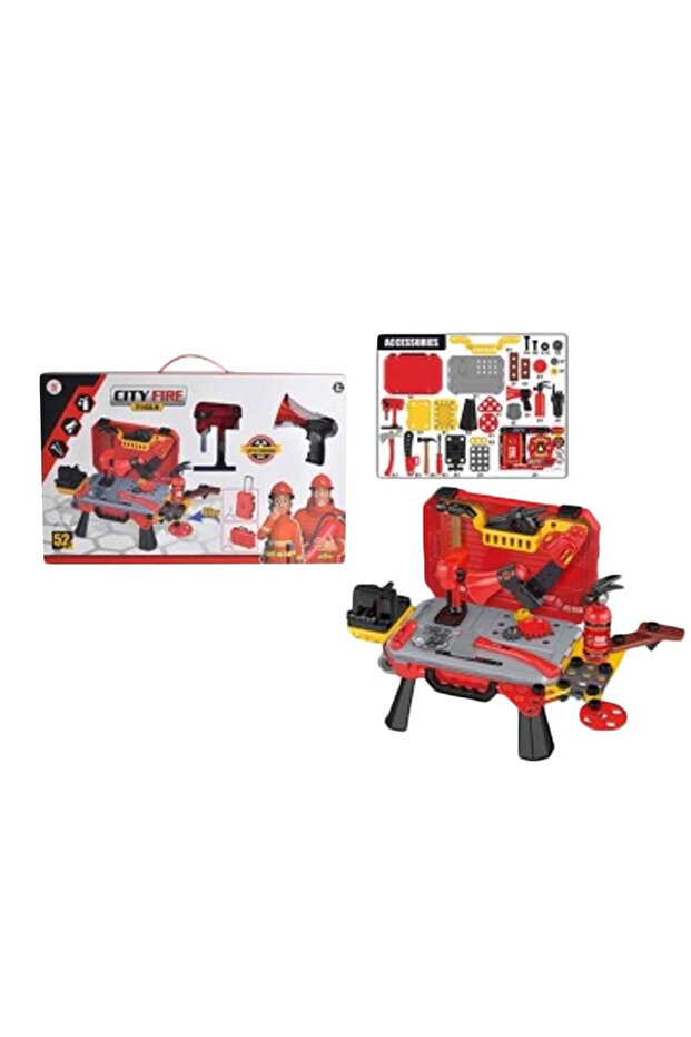 Workbench with firefighter tools - 1