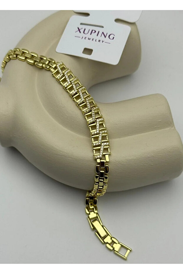Xuping gold stone stair bracelet - 25-xpb44