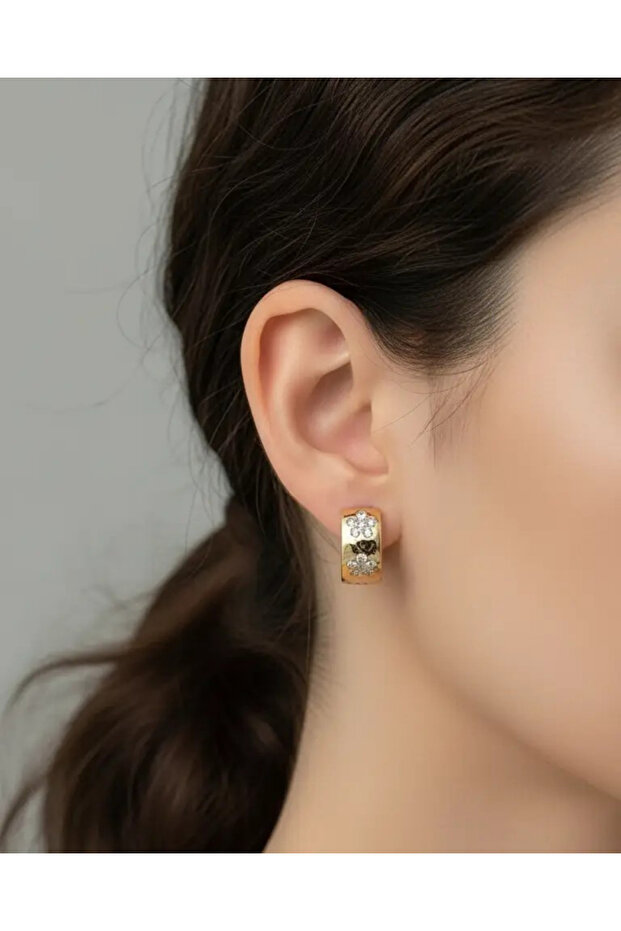 Xuping rose flower pattern earrings - 25-xpkp214