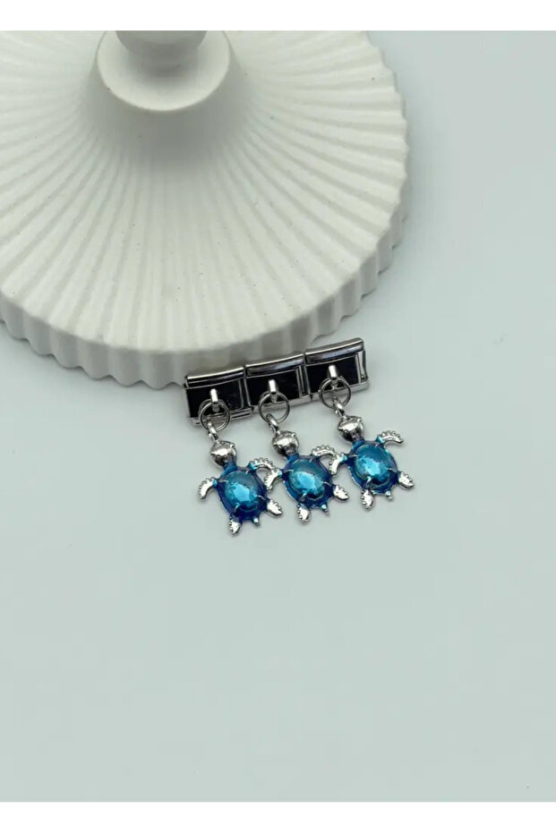 Steel Silver Italian Dangle Charm - 25Crm119