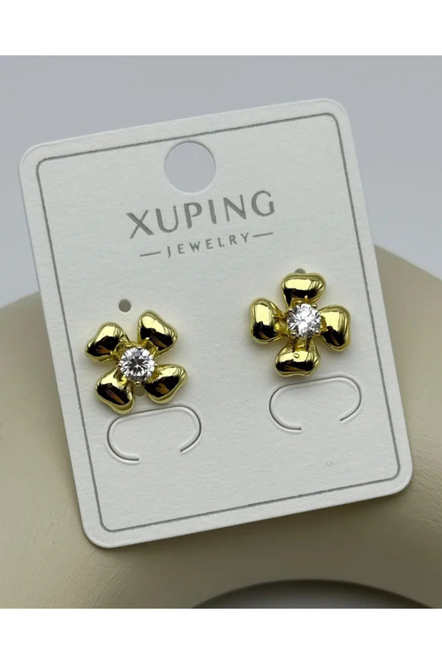 Xuping gold mini flower earrings - 25-xpkp58