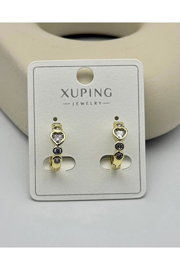 Xuping gold heart earrings - 25-xpkp200