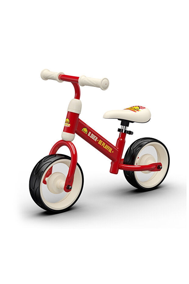- Kids Balance Bike, height-adjustable saddle, Indoor/Outdoor Ride, Dark Red, 2-5 Y