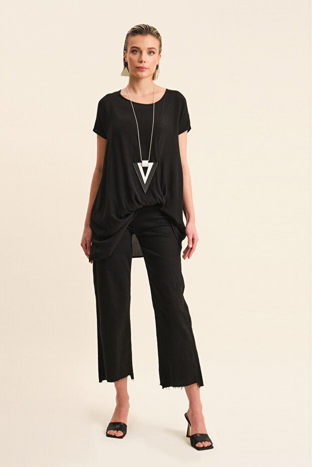 Knotted Front Tunic - 1