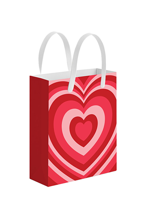 Red Heart Layers Gift Bag, Large