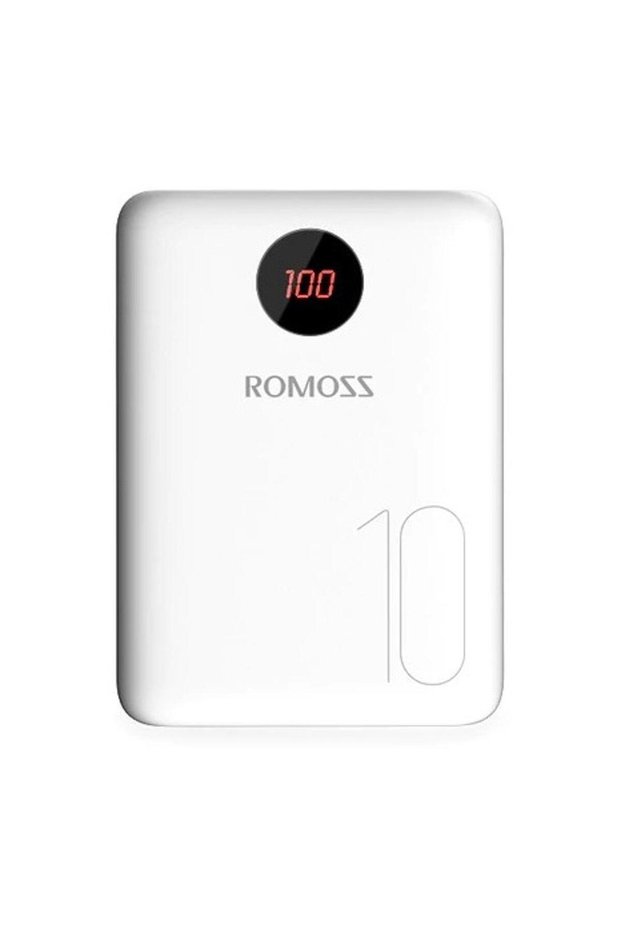 Compact Power Bank 10000mAh With Micro USB/Type C/Lightning Port White OM10-301-02