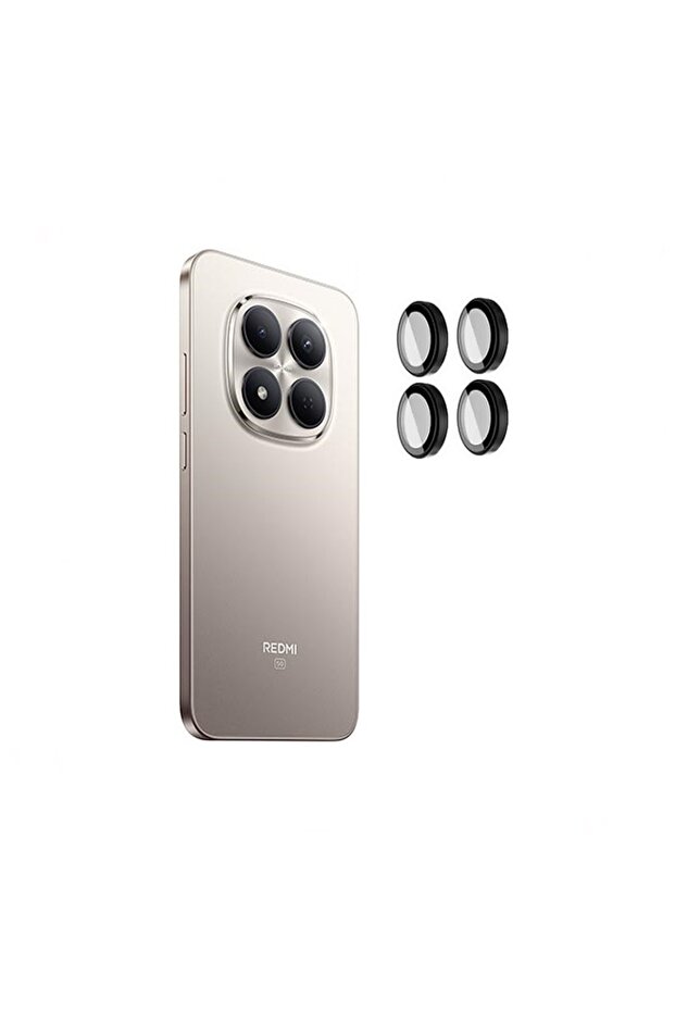 واقي عدسة شاشة ريدمي نوت 15 أسود اللون - 1