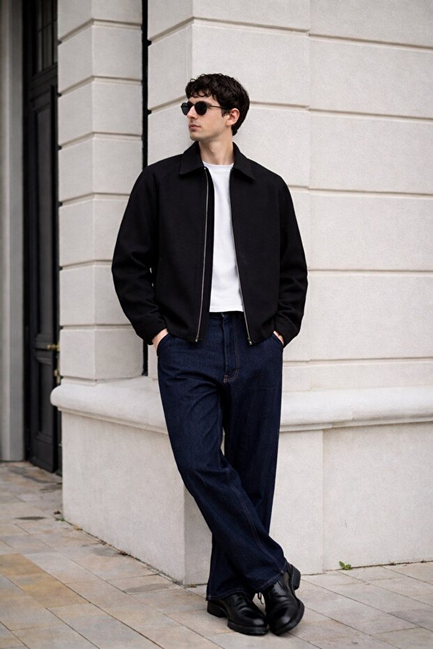 سترة كاشي بريميوم قصة فضفاضة الأساسية للجنسين - 1