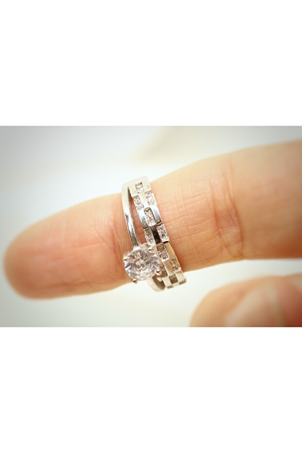 925 silver ring size 53 - 1