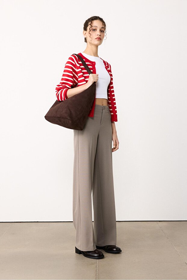 Geniş paça pantolon - 2