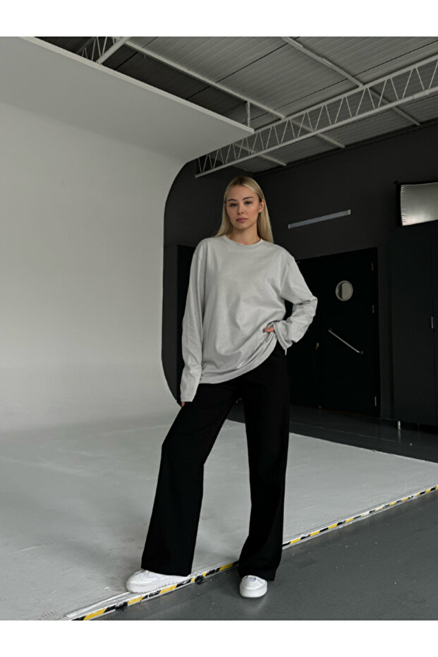 Tricou basic supradimensionat - 1