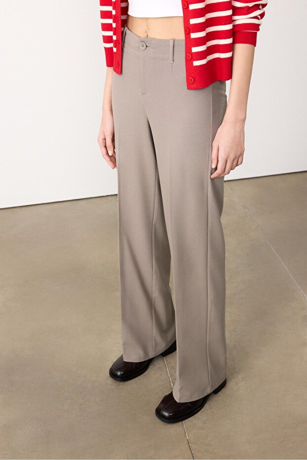 Geniş paça pantolon - 3