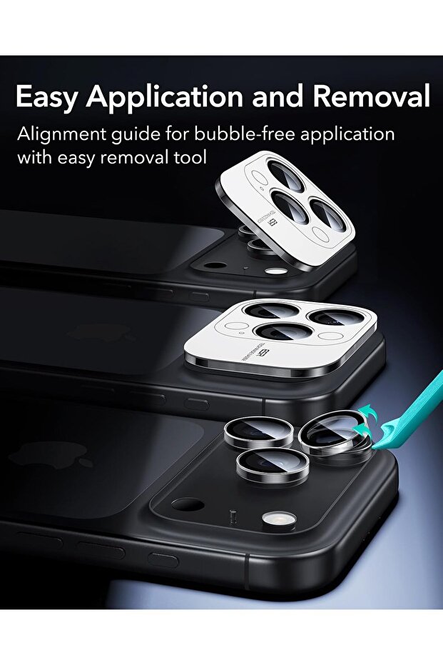 واقي عدسة الكاميرا لهاتف آيفون 16 برو ماكس - 7