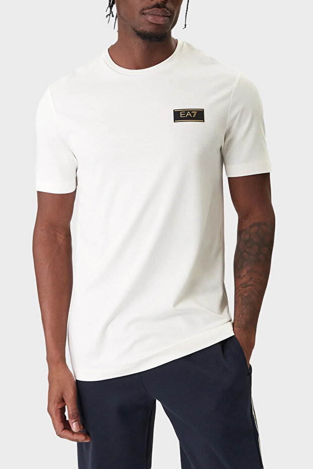 Logo Regular Fit Round Neck t Shirt Men's t Shirt 7m001331 Af13739 U0004