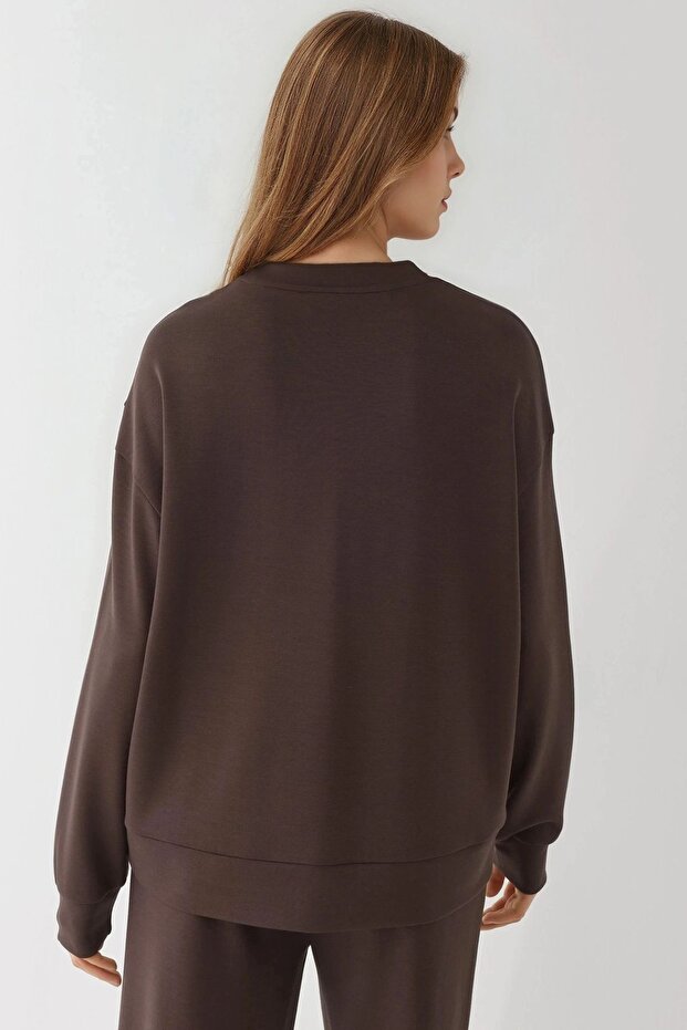 Modal Touch Basic Sweatshirt - 3