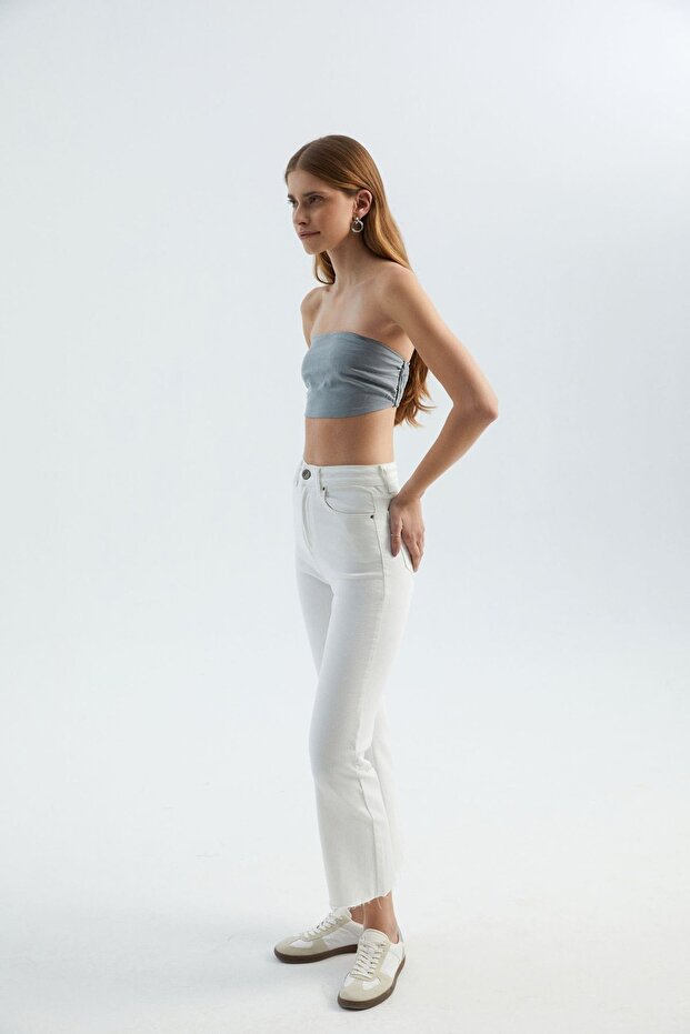 Straplez Basic Crop Top - 2