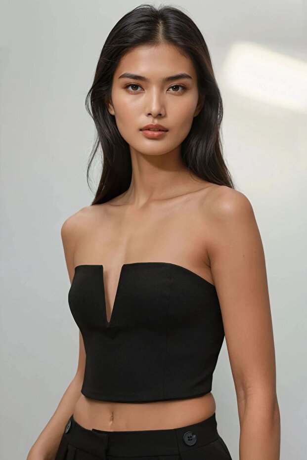 Straplez Astarlı Büstiyer - 1