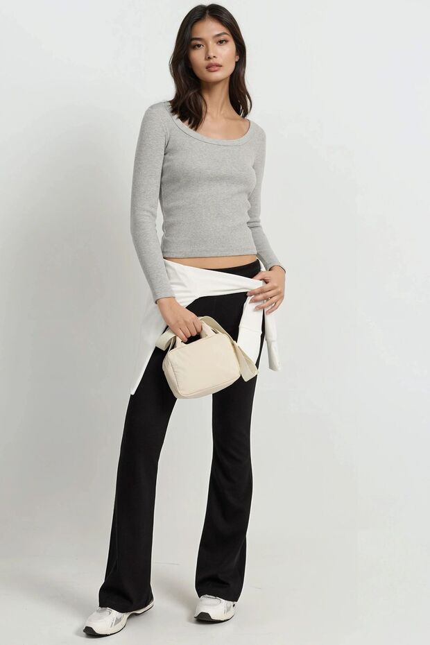 Basics Pamuk Karışımlı Tişört - 5