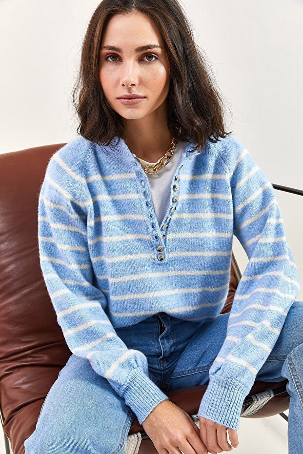 LUCCI Pulover Triko e Butonenca - 2