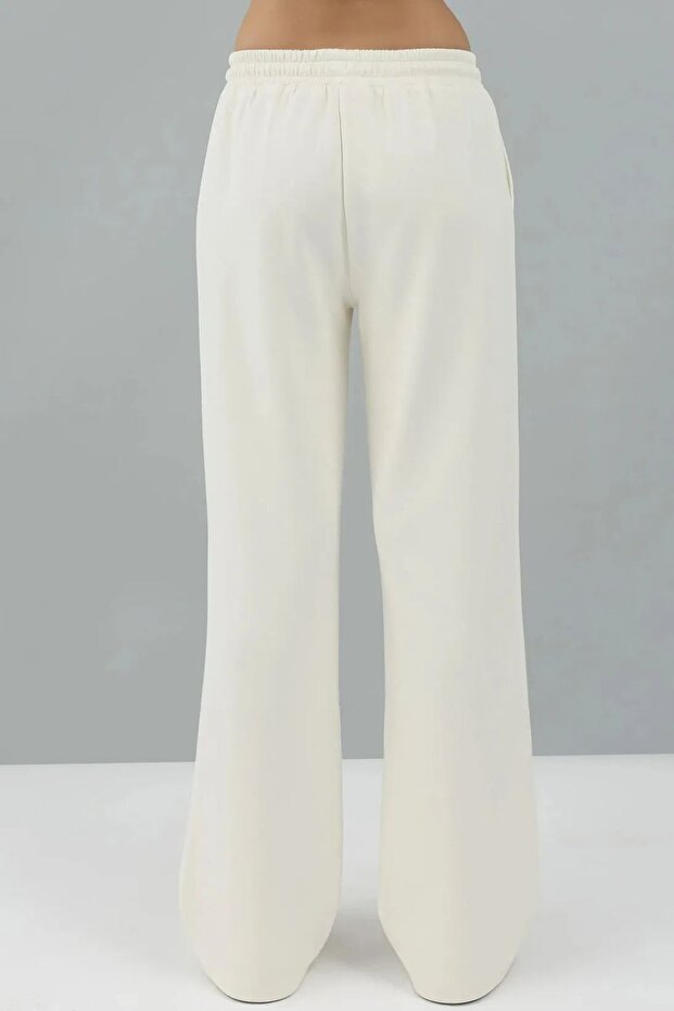 Modal Touch Geniş Paça Eşofman Altı - 4