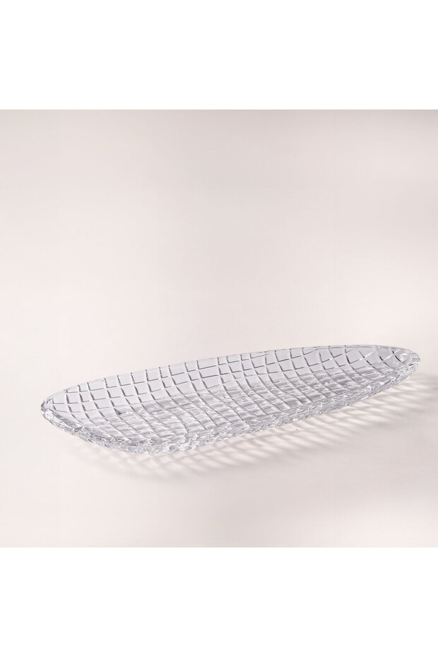 لا ميسا طبق زجاجي مثلث 44*17*3 سم