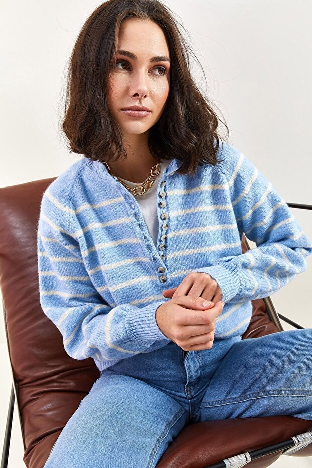 LUCCI Pulover Triko e Butonenca - 3