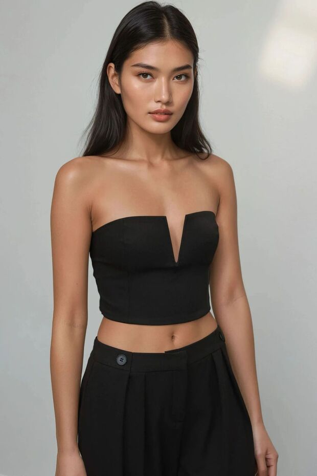 Straplez Astarlı Büstiyer - 4