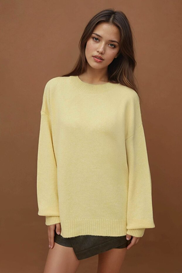 Rahat Bisiklet Yaka Triko Kazak - 5