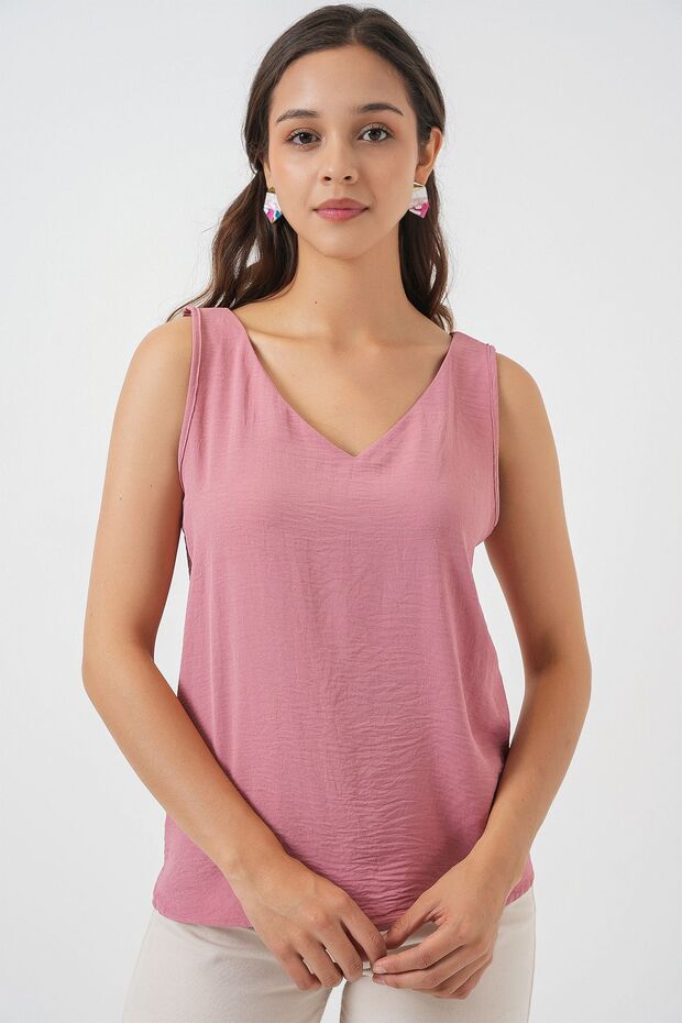 BDART V Yakalı Bluz - 3