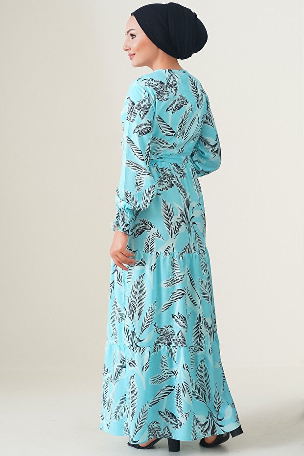 Rochie modestă cu model BDART - 6