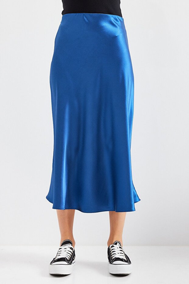 BDART Elastik A-Form Kesim Midi Etek - 2