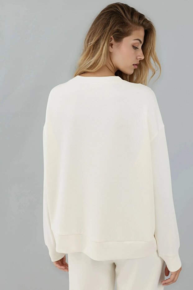 Modal Touch Basic Sweatshirt - 2