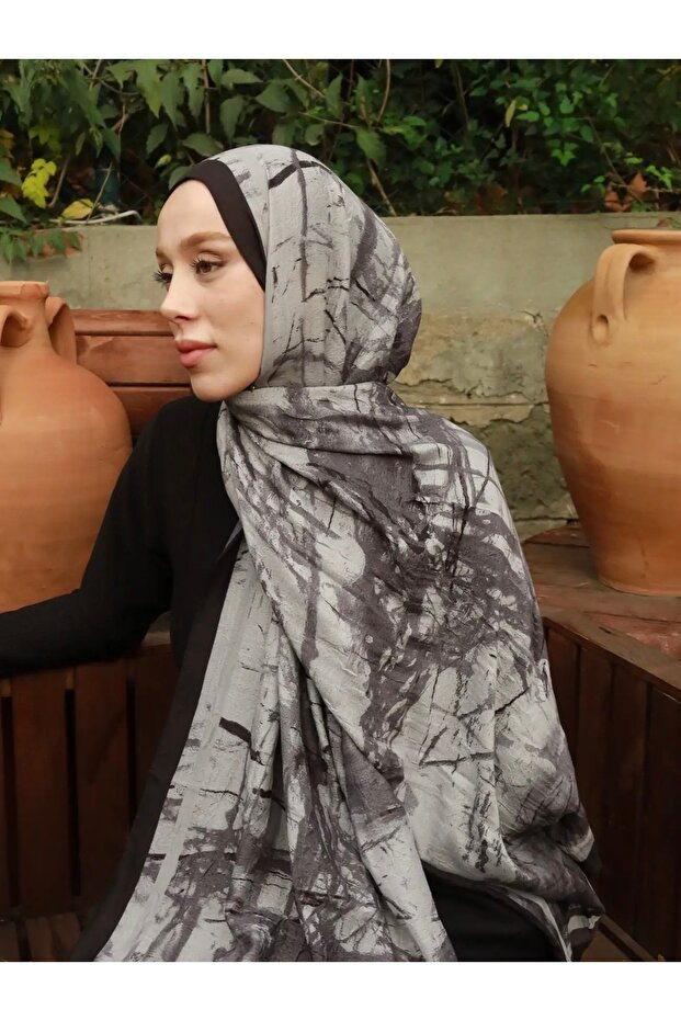 Veilmark Desen Bambu Şal - 3