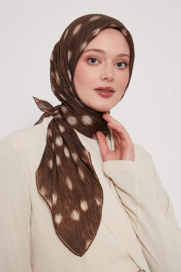 Summer Scarf-Dark Brown