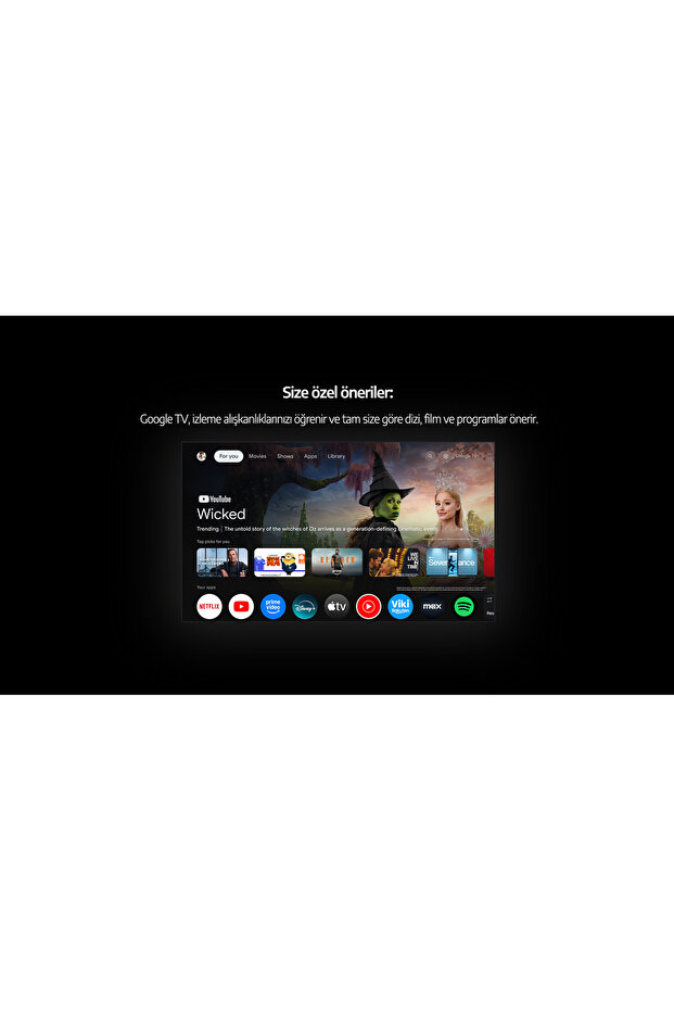 8 serisi 50" 4K UHD Google TV - A50 E 895 A Smart TV - 7