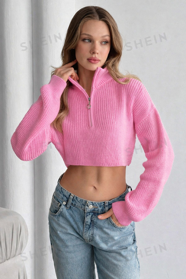 triko kısa kırop fermuarlı - 1