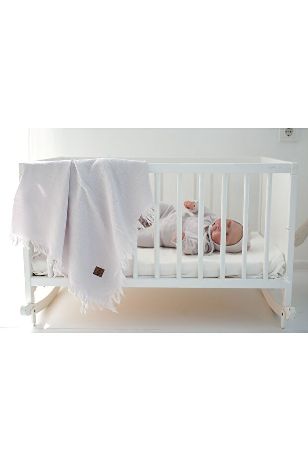 100% Cotton Muslin Fabric 10-Piece 0-3 Month Newborn Hospital Discharge Set