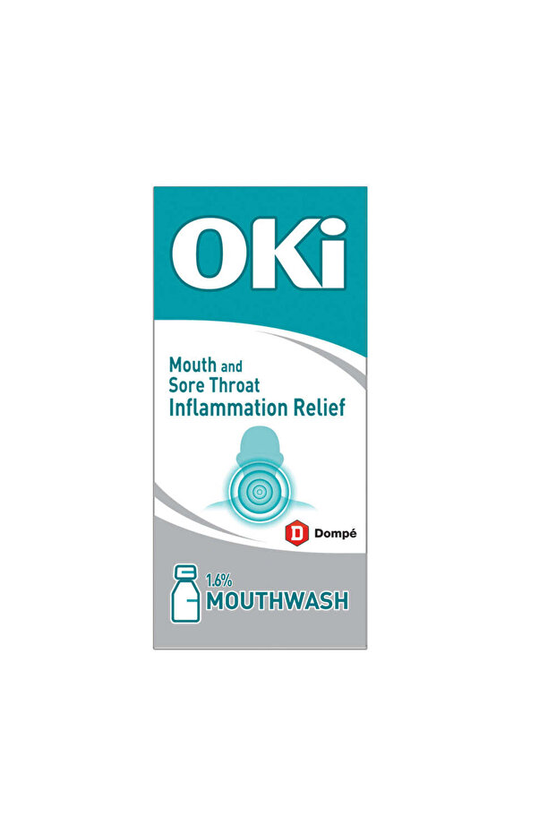 OkiSoreThroatInflammationReliefMouthwash