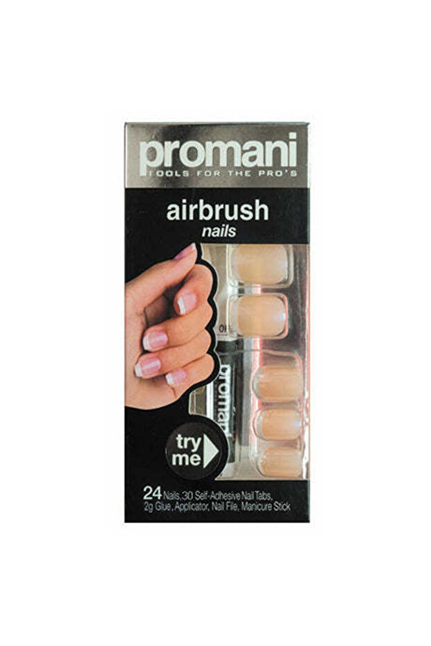 French Tip Airbrush Nails