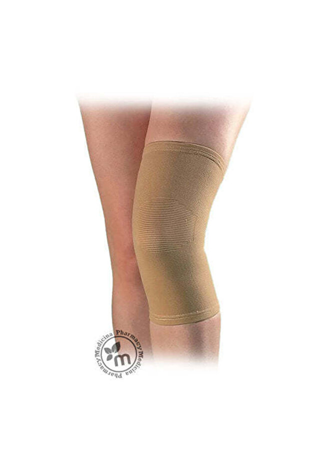 Small Beige Compression Knee Support (33-35cm) - 1