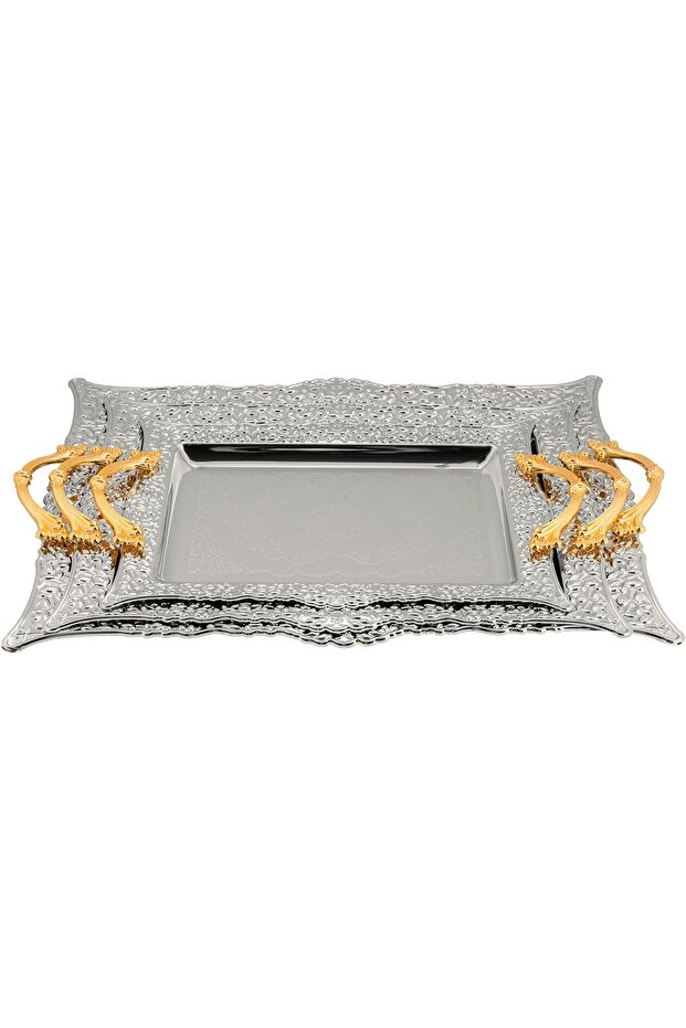 Rectangular Serving Tray with Side Handles from - 3