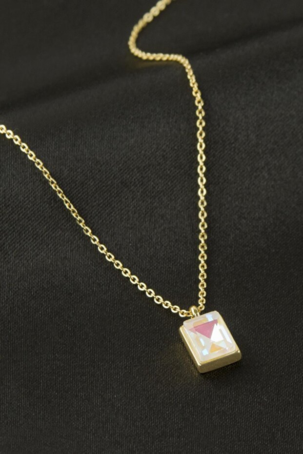 Rectangular Glass Pendant - 1