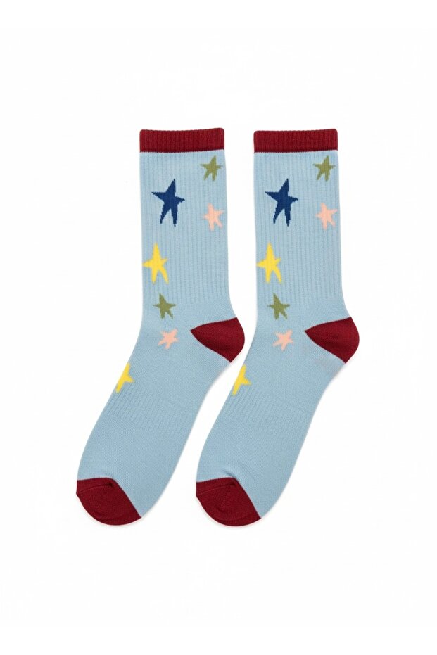Yıldızlı Mavi Çorao - 4