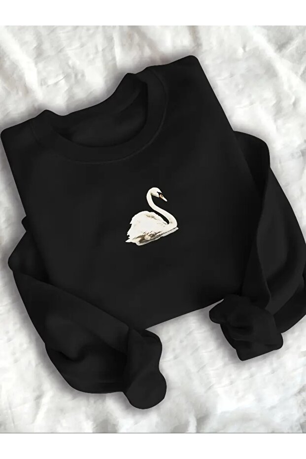 Women's Printed Crew Neck Comfortable Fit Women's Sweatshirt