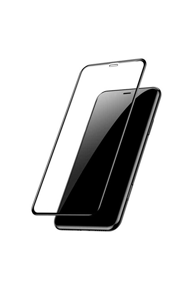 واقي شاشة زجاجي مقاوم للكسر لهاتف iPhone 11 Zore - أسود