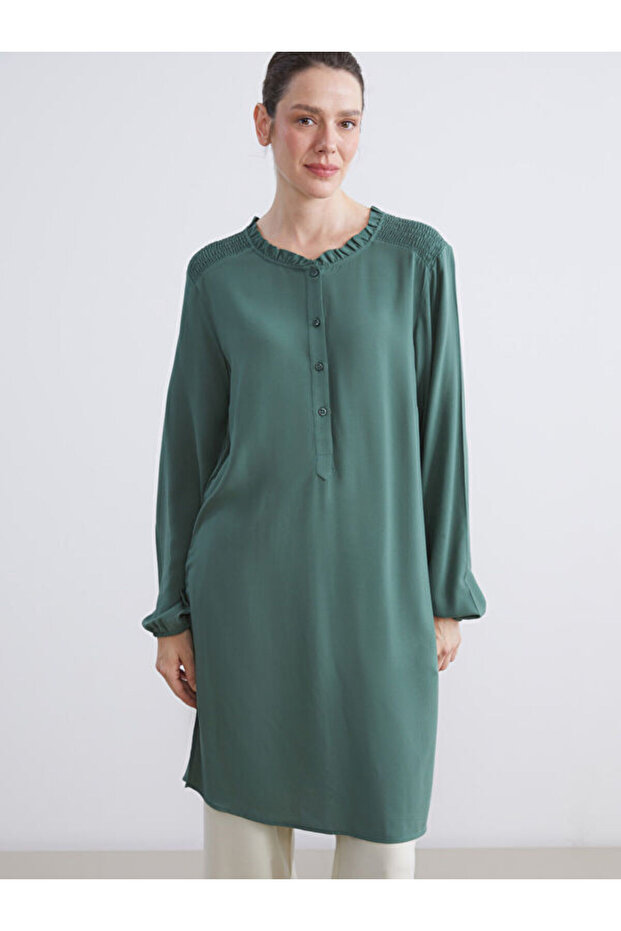 Rmz Gi̇yi̇m Farkiyla Zero Roba Collar Women's Tunic