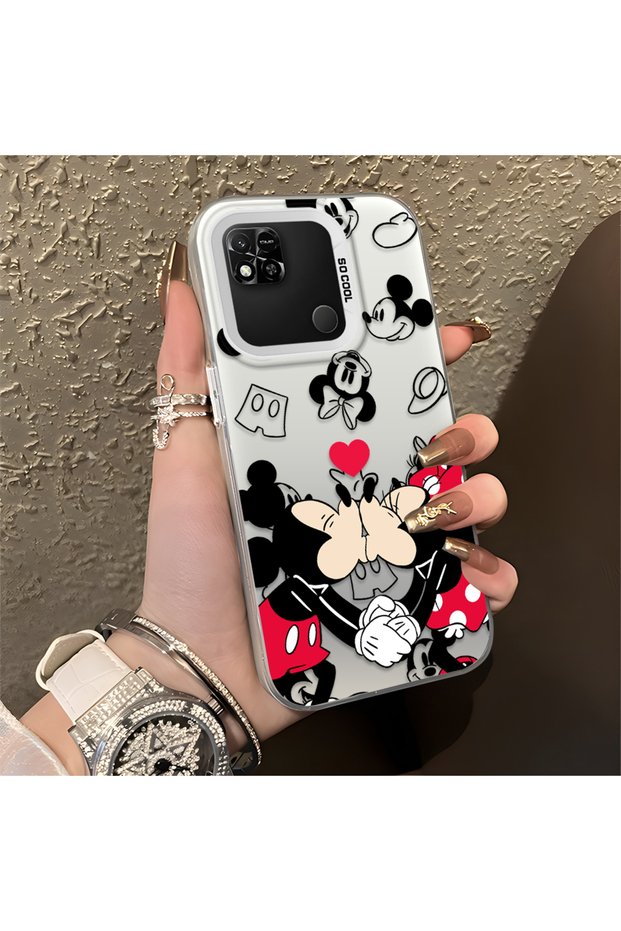Redmi 10A Compatible, Cute Mickey Patterned, Shock Protective Phone Case