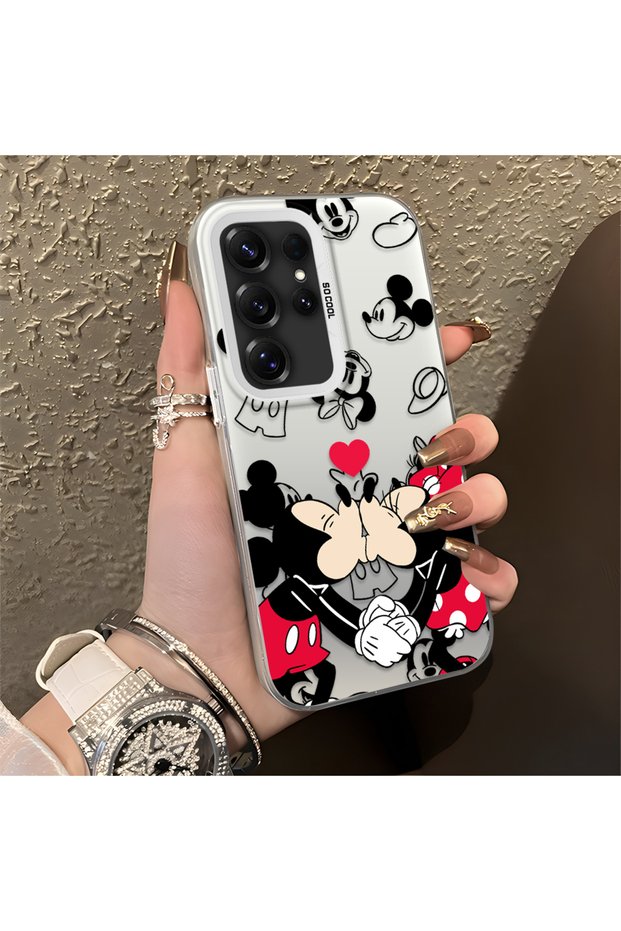 Samsung Galaxy S25 Ultra Compatible, Cute Mickey Pattern, Shock Protective Phone Case