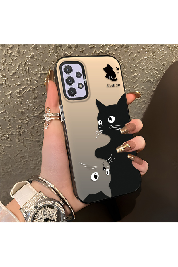 Realme C75 4g Compatible, Cute Cat Patterned Shock Protection Phone Case.