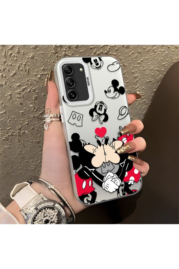 Samsung Galaxy S21 Fe 5g Compatible, Cute Mickey Pattern, Shock Protective Phone Case